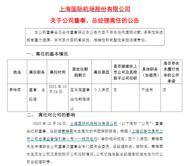 上海機場48歲總經理突然辭職！上任僅9個月，電話關機，多日未公開露面，年薪上百萬元:萬科物業服務有限公司